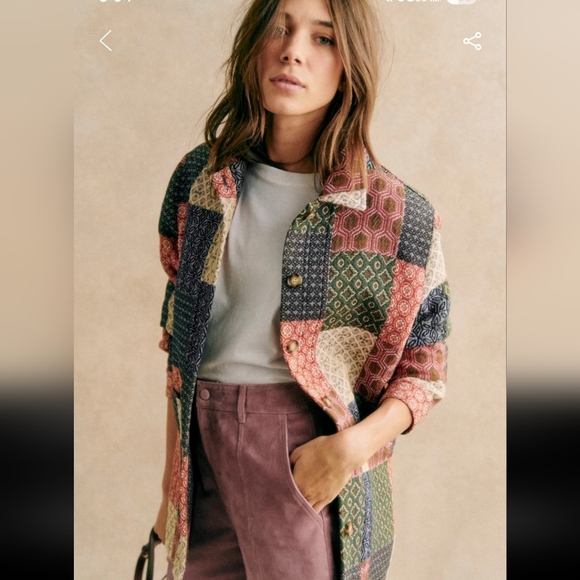 Sezane Jackets & Blazers - Sezane Will Jacquard Jacket